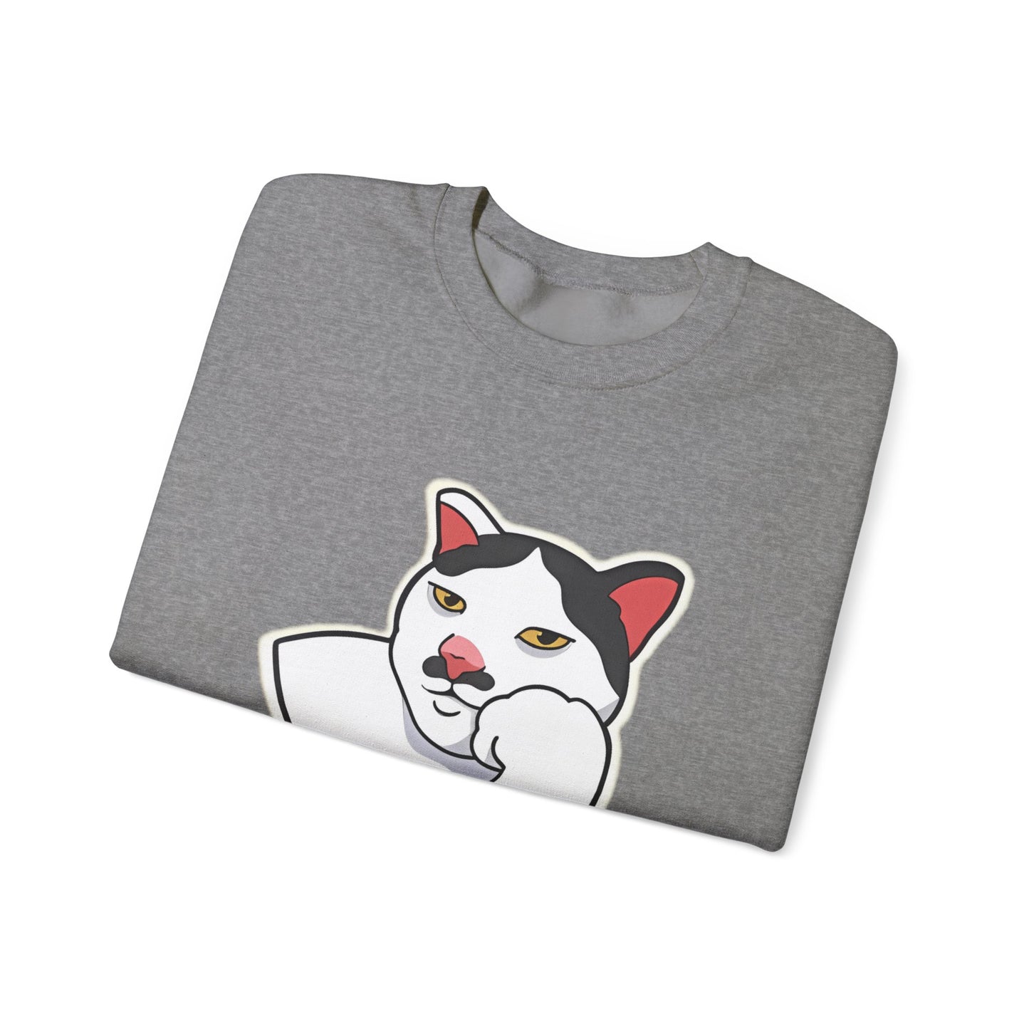 Hey Gorgeous Cat Unisex Heavy Blend Crewneck Sweatshirt