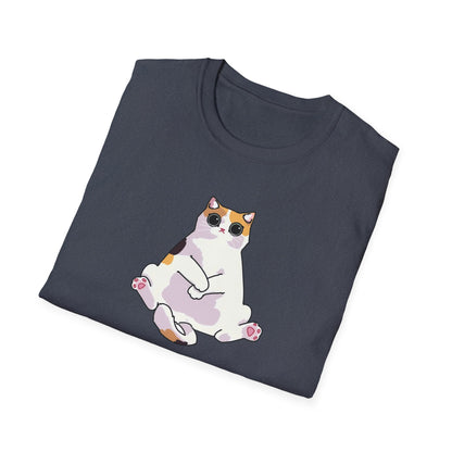 Superpower: Social Anxiety Unisex T-Shirt - Cute Cat Design
