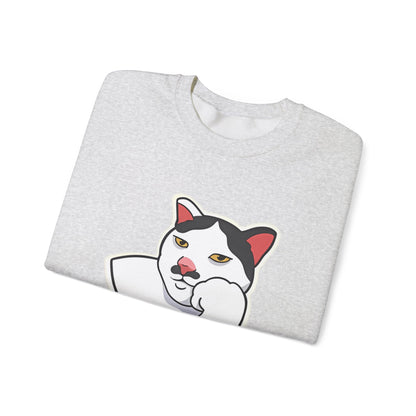 Hey Gorgeous Cat Unisex Heavy Blend Crewneck Sweatshirt