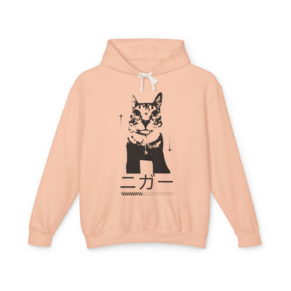 Trendy Cat Graphic Unisex Lightweight Hoodie