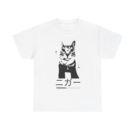 Black cat t-shirt