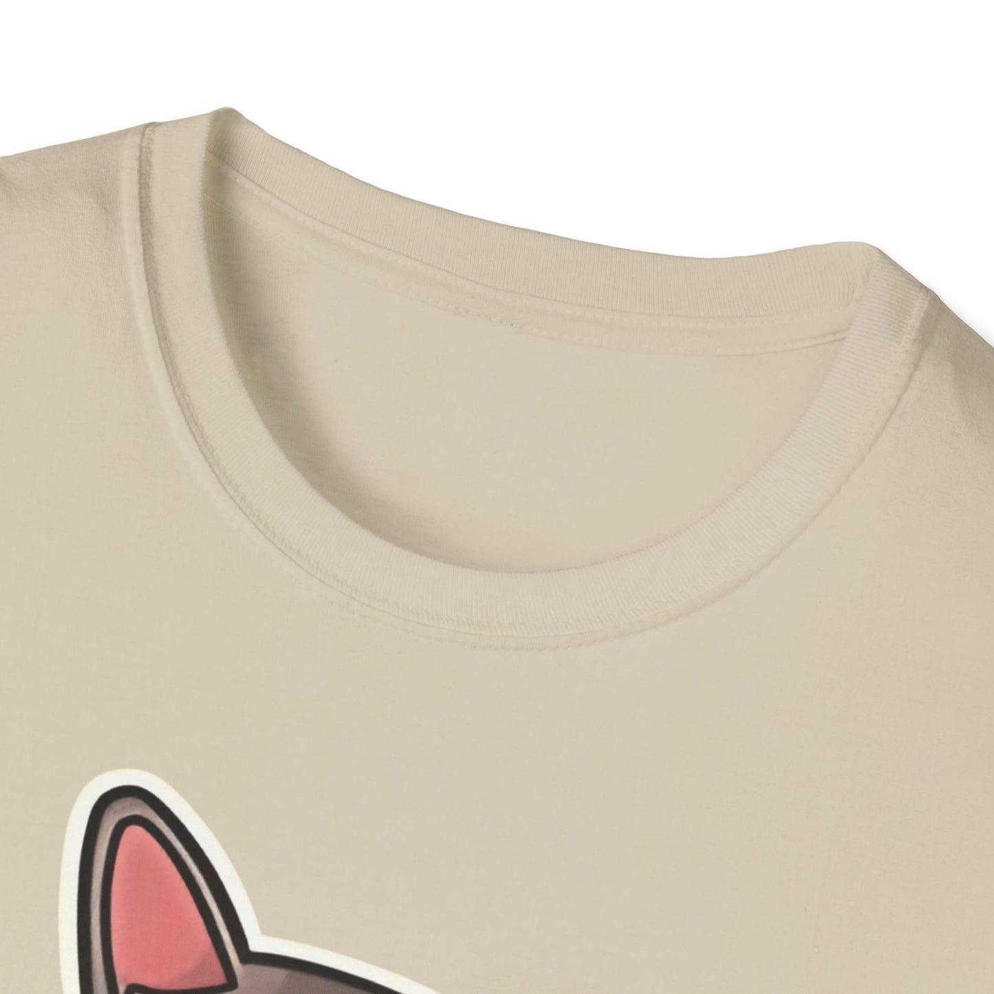 "Me When They Start Small Talk" | Funny Cat Graphic T-Shirt  | Unisex Softstyle Tee