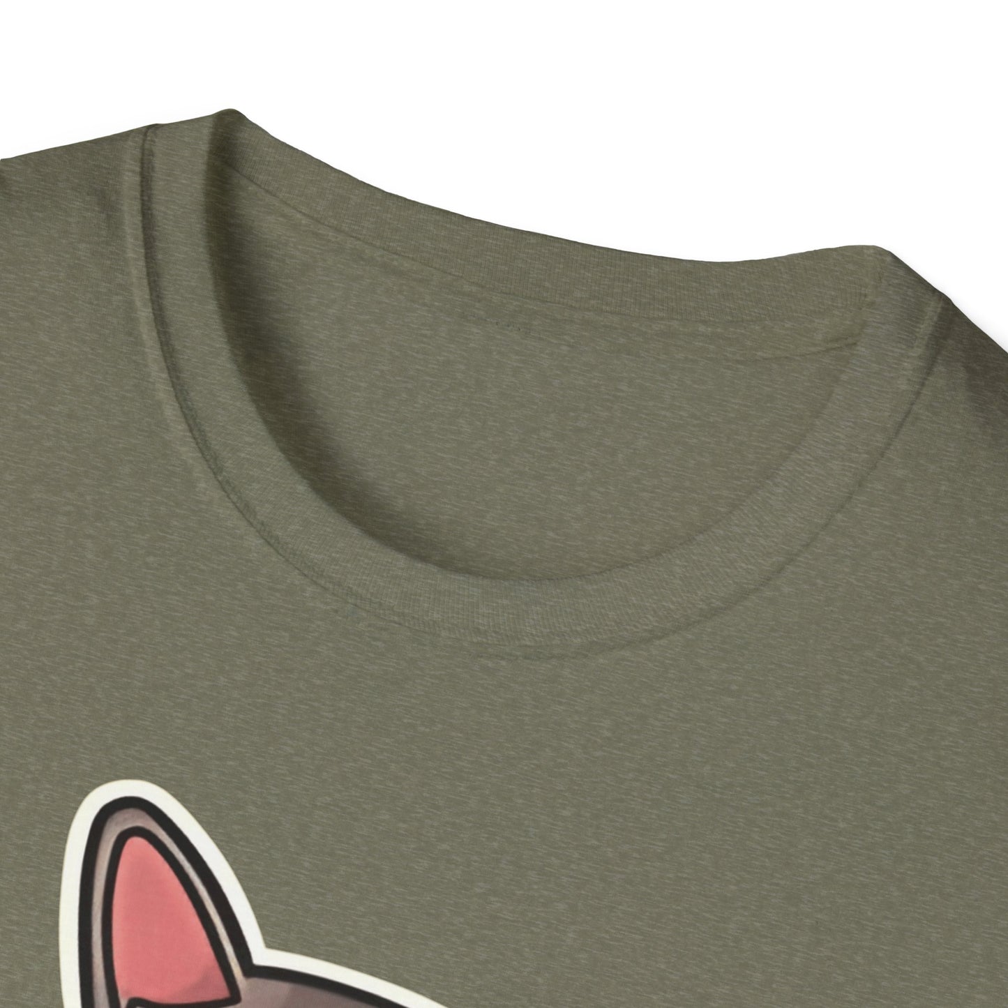 "Me When They Start Small Talk" | Funny Cat Graphic T-Shirt  | Unisex Softstyle Tee