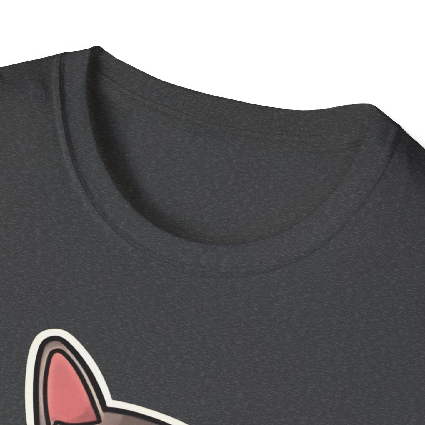 "Me When They Start Small Talk" | Funny Cat Graphic T-Shirt  | Unisex Softstyle Tee