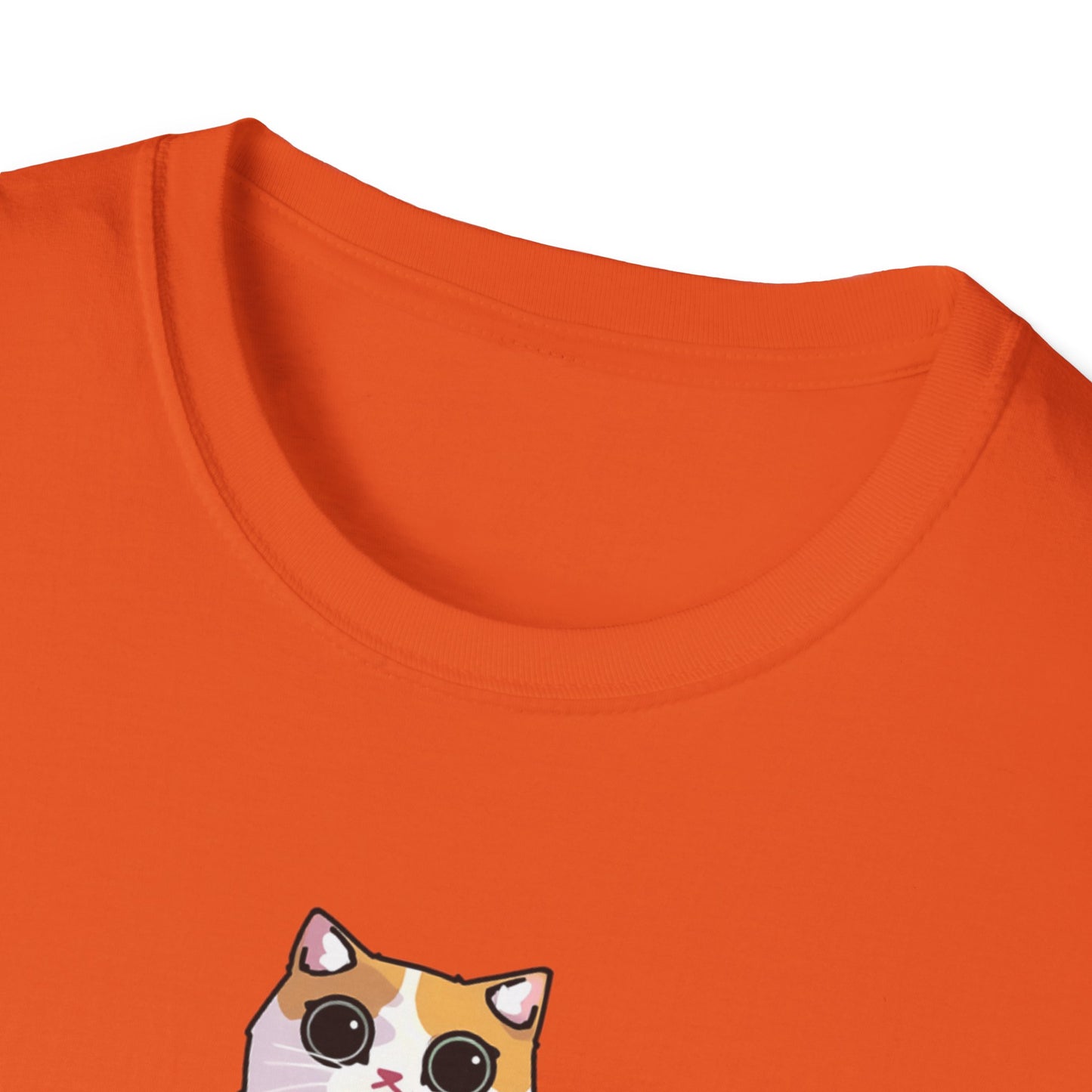 Superpower: Social Anxiety Unisex T-Shirt - Cute Cat Design