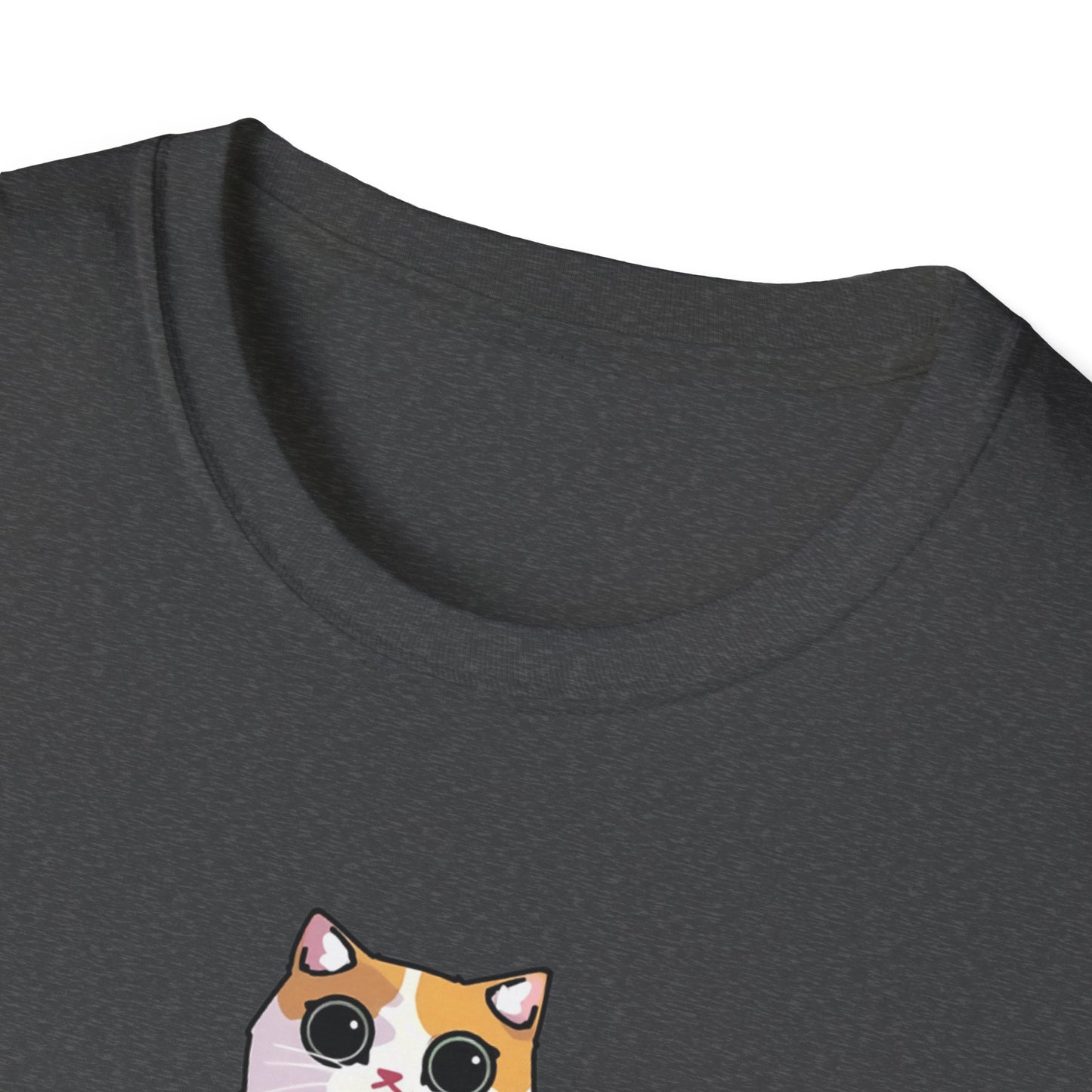 Superpower: Social Anxiety Unisex T-Shirt - Cute Cat Design