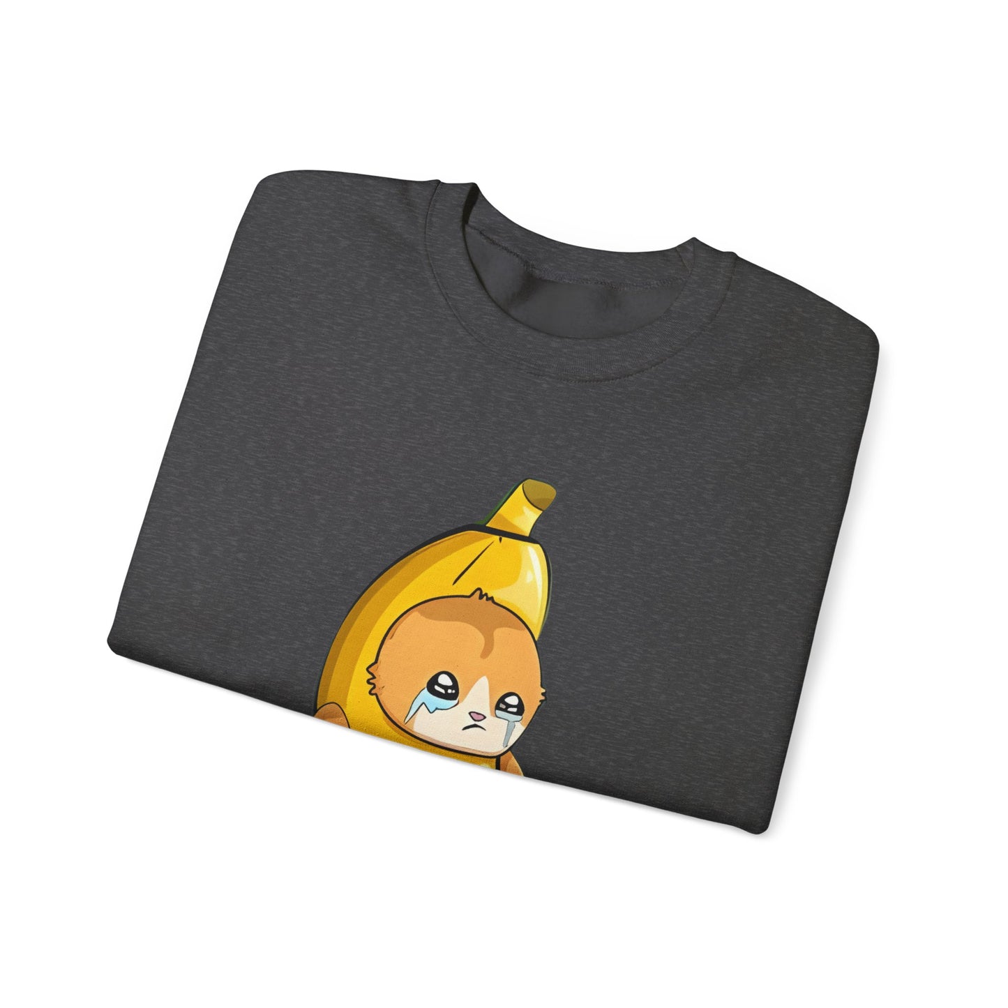 Oops!! Banana Kitty Sweatshirt - Unisex Heavy Blend™ Crewneck